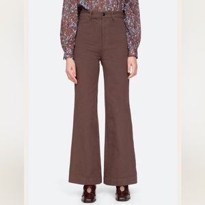 Sea New York Brown High-Waisted Pants